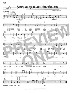 Bury Me Beneath The Willow (Download) 