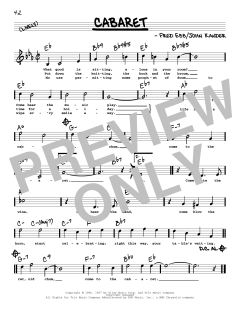 Cabaret von Fred Ebb (Download) 