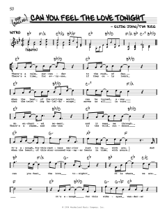 Can You Feel The Love Tonight von Tim Rice (Download) 