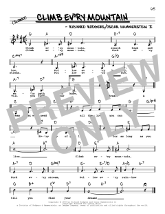 Climb Ev'ry Mountain von Richard Rodgers (Download) 