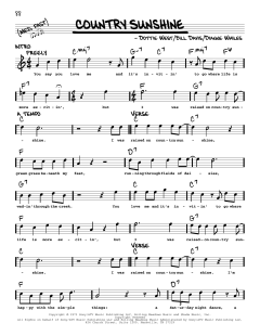 Country Sunshine von Dottie West (Download) 