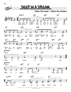 Deep In A Dream von Eddie DeLange (Download) 