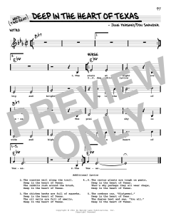 Deep In The Heart Of Texas von Bing Crosby (Download) 