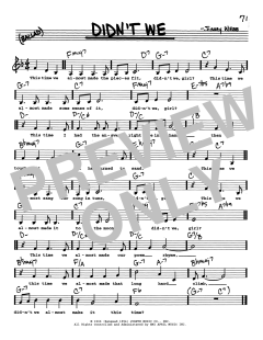 Didn't We (Download) 