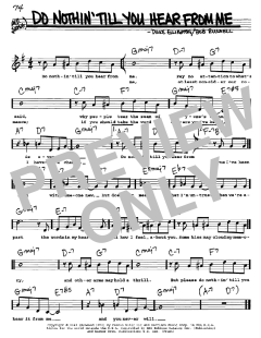Do Nothin' Till You Hear From Me von Duke Ellington (Download) 