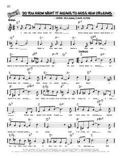 Do You Know What It Means To Miss New Orleans von Eddie DeLange (Download) 