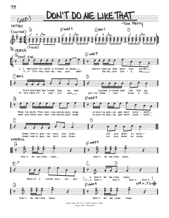 Don't Do Me Like That von Tom Petty (Download) 