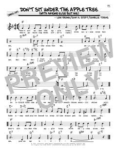 Don't Sit Under The Apple Tree von Lew Brown (Download) 