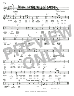 Down In The Willow Garden (Download) 