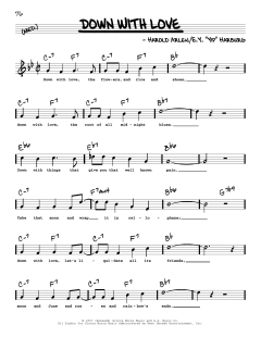 Down With Love von Harold Arlen (Download) 