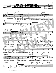 Early Autumn von Ralph Burns (Download) 