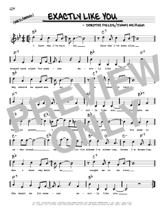 Exactly Like You von Dorothy Fields (Download) 