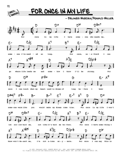 For Once In My Life von Stevie Wonder (Download) 