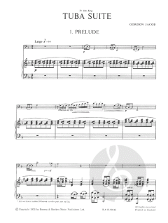 Tuba Suite von Gordon Jacob für Tuba und Klavier im Alle Noten Shop kaufen