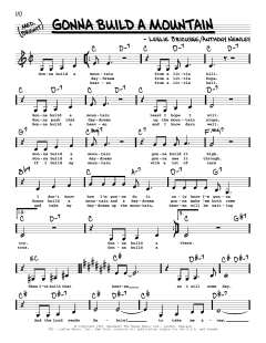 Gonna Build A Mountain von Leslie Bricusse (Download) 