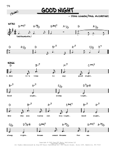 Good Night [Jazz version] von The Beatles (Download) 