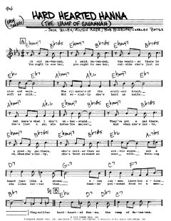 Hard Hearted Hannah von Jack Yellen (Download) 