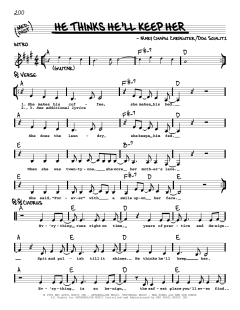 He Thinks He'll Keep Her von Mary Chapin Carpenter (Download) 