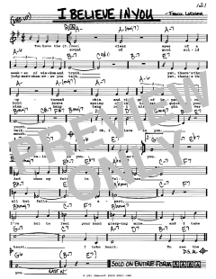 I Believe In You von Frank Loesser (Download) 