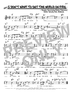 I Don't Want To Set The World On Fire von Eddie Seiler (Download) 