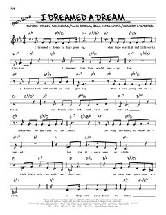 I Dreamed A Dream von Alain Boublil (Download) 
