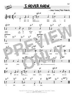 I Never Knew von Ted Fiorito (Download) 