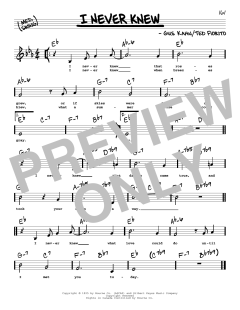 I Never Knew von Gus Kahn (Download) 