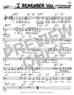 I Remember You von Johnny Mercer (Download) 