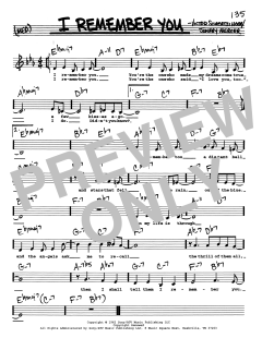 I Remember You von Johnny Mercer (Download) 