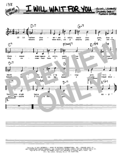 I Will Wait For You von Michel Legrand (Download) 