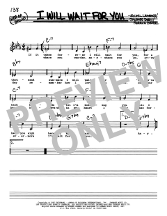 I Will Wait For You von Jacques Demy (Download) 