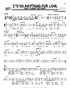 I'd Do Anything For Love von Meat Loaf (Download) 