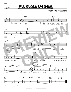 I'll Close My Eyes von Billy Reid (Download) 