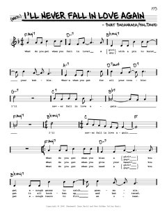 I'll Never Fall In Love Again von Dionne Warwick (Download) 