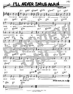 I'll Never Smile Again von Tommy Dorsey (Download) 