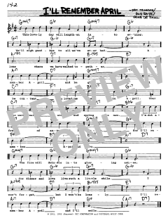 I'll Remember April von Woody Herman (Download) 