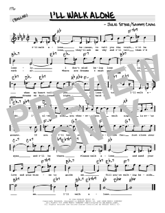 I'll Walk Alone von Jule Styne (Download) 