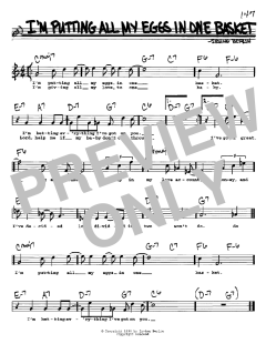 I'm Putting All My Eggs In One Basket von Irving Berlin (Download) 