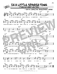 In A Little Spanish Town von Sam M. Lewis (Download) 
