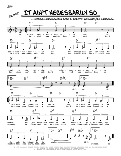 It Ain't Necessarily So von Ira Gershwin (Download) 