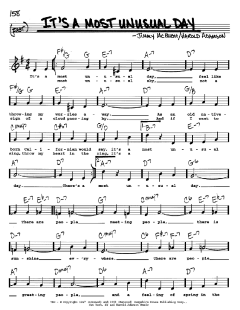 It's A Most Unusual Day von Harold Adamson (Download) 