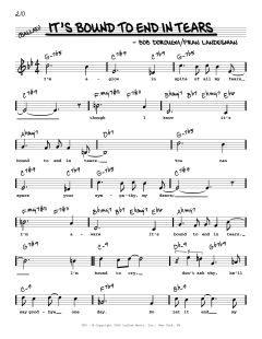 It's Bound To End In Tears von Bob Dorough (Download) 