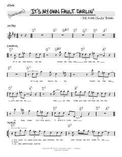 It's My Own Fault Darlin' von B.B. King (Download) 