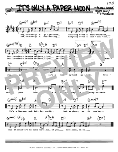 It's Only A Paper Moon von Billy Rose (Download) 