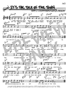 It's The Talk Of The Town von Jerry Livingston (Download) 
