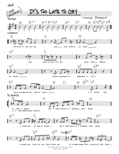 It's Too Late To Cry (Download) 