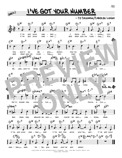 I've Got Your Number von Cy Coleman (Download) 