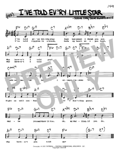 I've Told Ev'ry Little Star von Jerome Kern (Download) 
