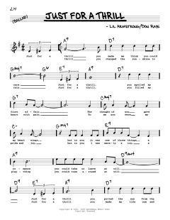 Just For A Thrill von Don Raye (Download) 