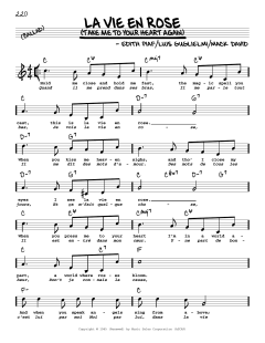 La Vie En Rose von Édith Piaf (Download) 